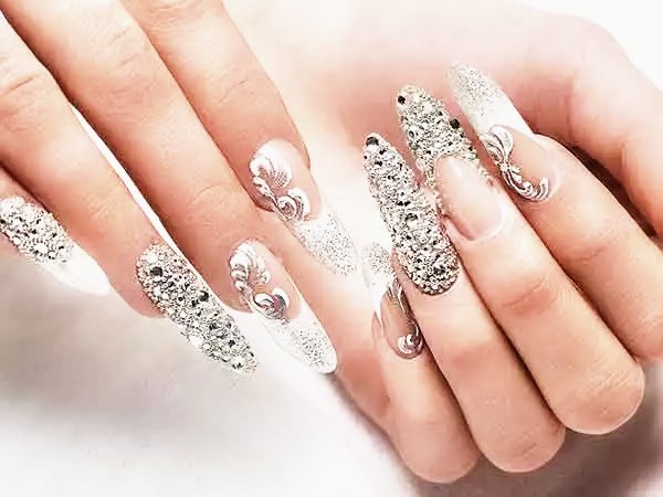 Snow Queen nails 