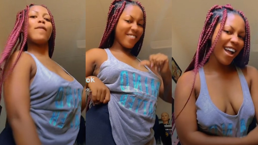 Pretty Lady With Wide Hips Displays Her Assets As She Sings For Her Fans