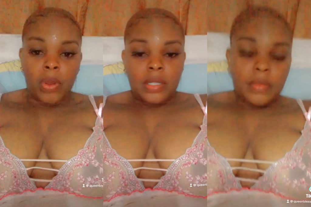 Beautiful Lady Cries Out Saying She Needs A Man For The Night