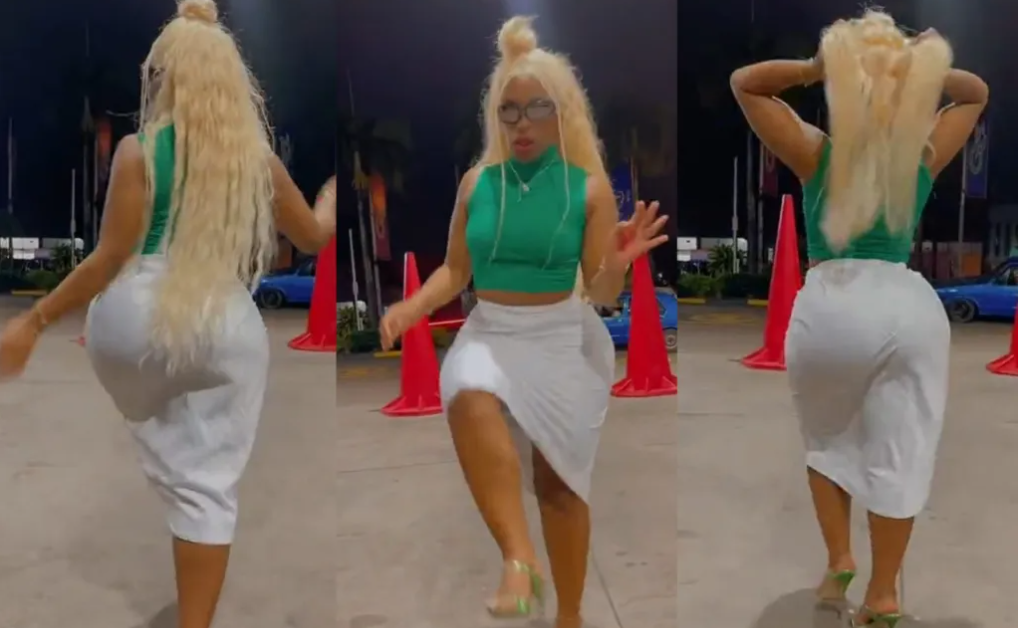See what this lady did while dancing to this song (Video)