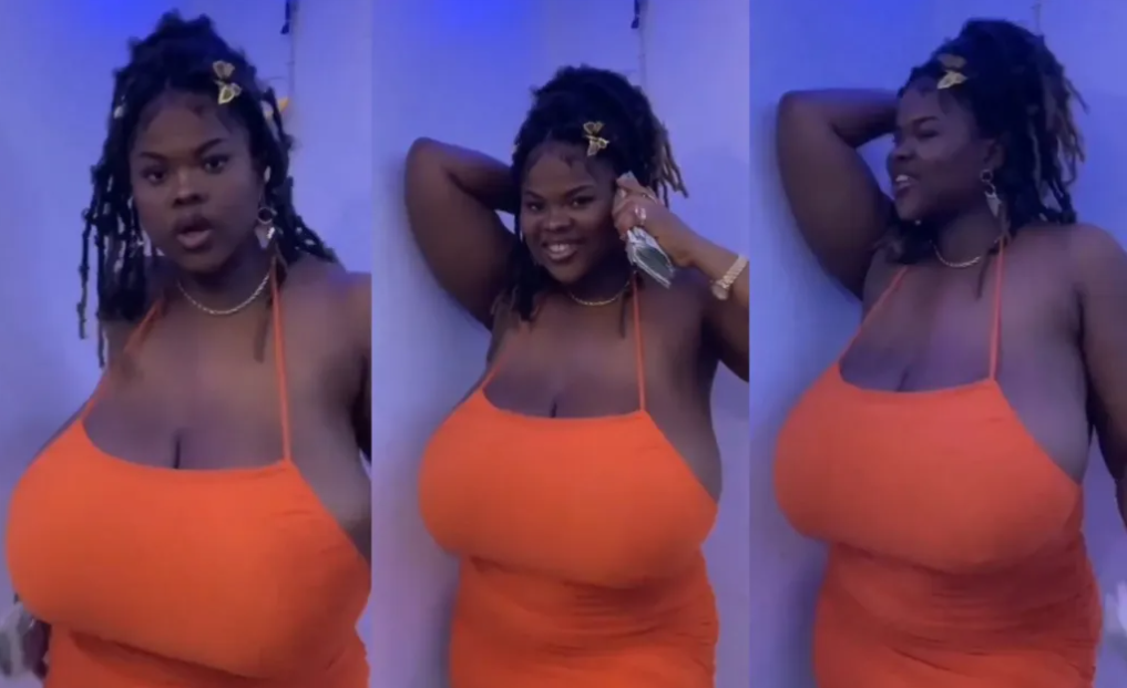 Lady showcases her big things online; she only likes big energy! (Video)