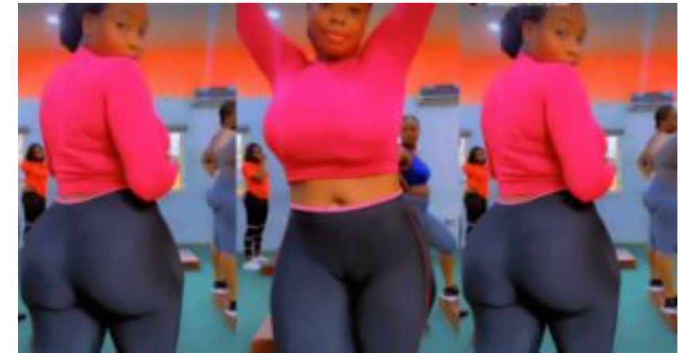 Beautiful Influencer flaunts her workout body (watch video)