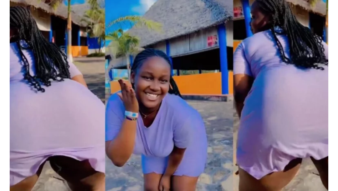 See Fat kpekus! Reaction as Lady with enormous backside shows her tw3rk!ng 