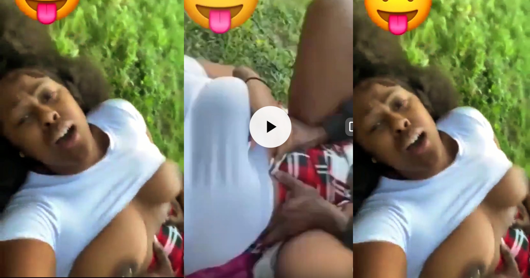 Instagram Influencer With Big Breasts Caught Having Sex In The Bush In Public (18+)